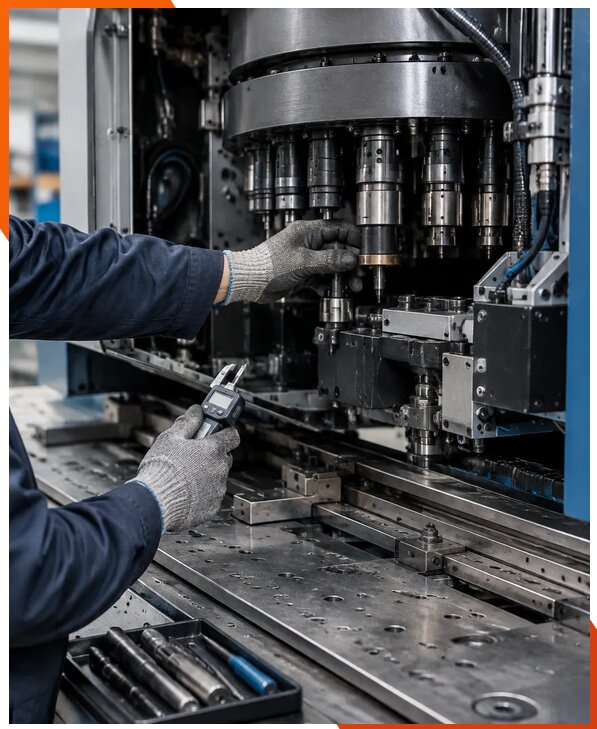 Ремонт координатно-пробивных прессов в Сестрорецке